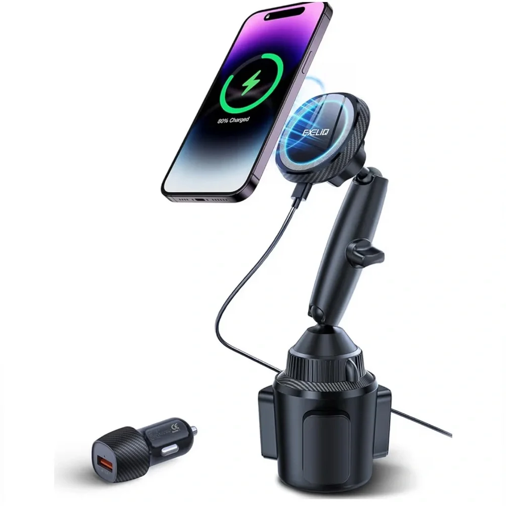 Exeliq MagSafe Cup Holder Phone Charger